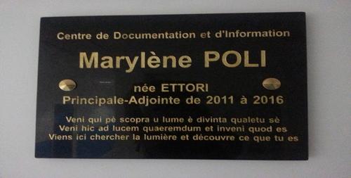 Hommage Marylène Poli