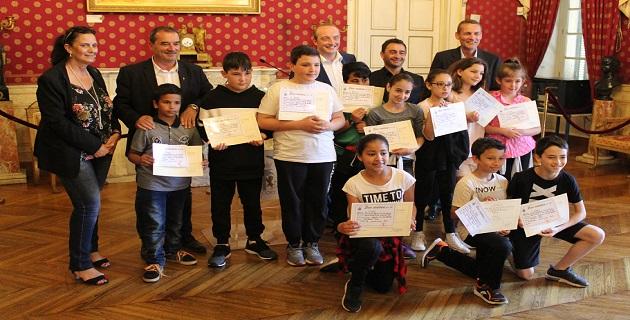 Enfants récompensés