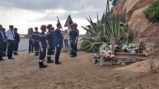 Hommage pompiers