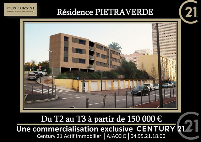 Afficher la photo en grand Appartement F2 à vendre - 2 pièces - 40.4 m2 - AJACCIO - 20 - CORSE - Century 21 Actif Immobilier