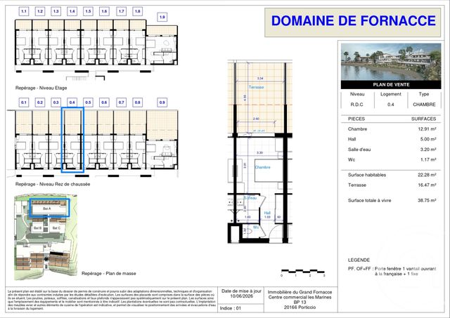 Appartement T1 à vendre PORTICCIO