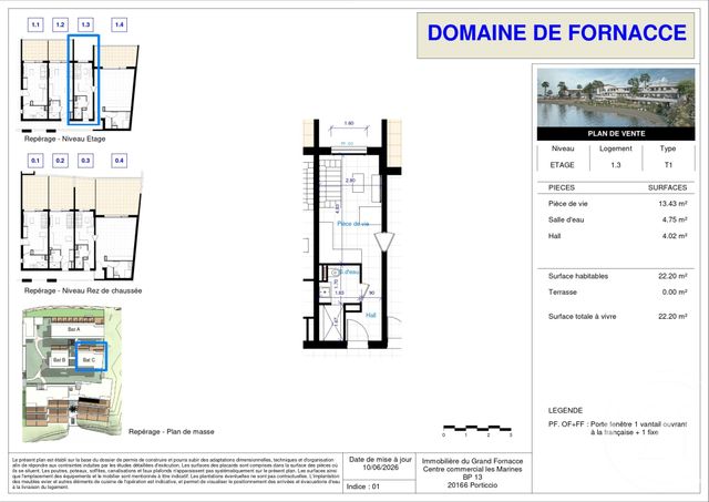 Appartement T1 à vendre PORTICCIO